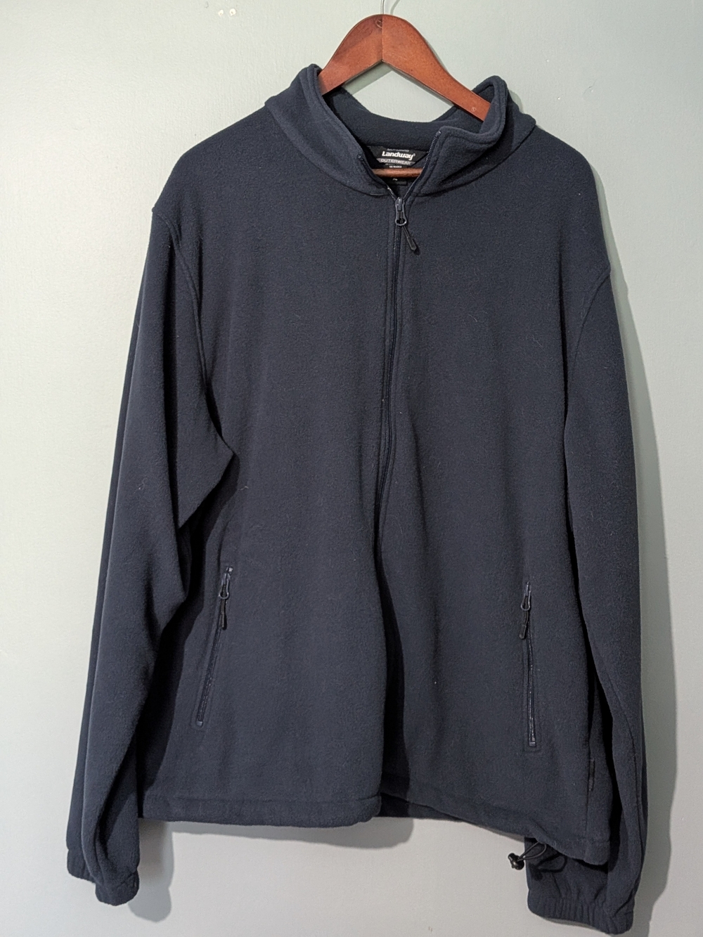 Landway Outerwear Nantucket Micro Fleece Men's Full-Zip Fleece Sweater Jacket